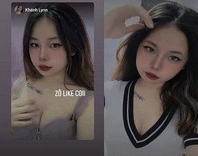 Full clip sex Khánh Lyn khoe lồn múp vú to