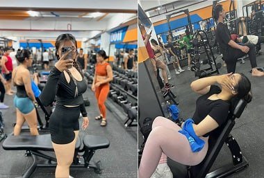 Sướng cu với em Gymer